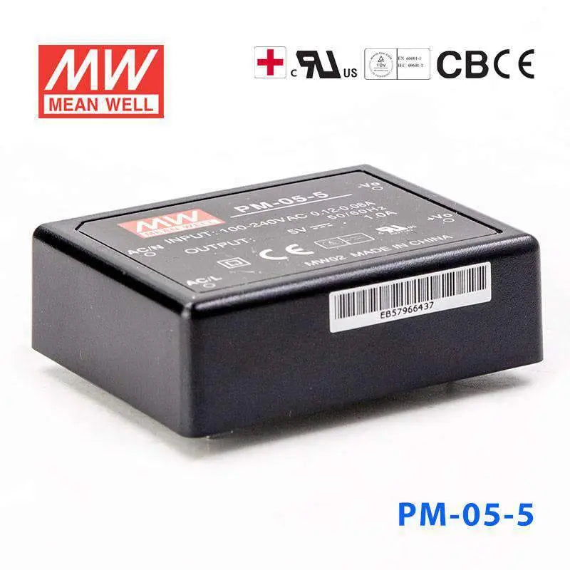 PM-05-5 MEAN WELL Power Supply | HTD Electronics