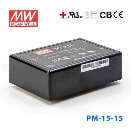 PM-15-15 MEAN WELL Power Supply | HTD Electronics