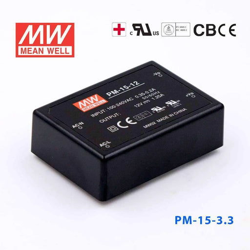 PM-15-3.3 MEAN WELL Power Supply | HTD Electronics