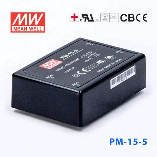 PM-15-5 MEAN WELL Power Supply | HTD Electronics