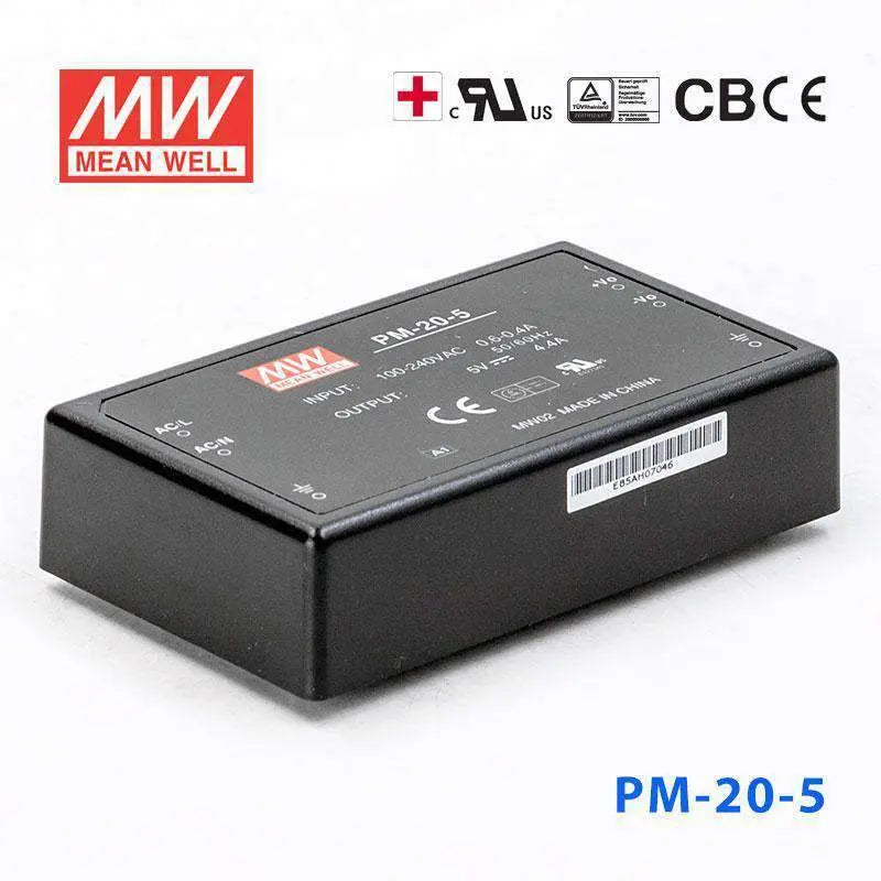 PM-20-5 MEAN WELL Power Supply | HTD Electronics