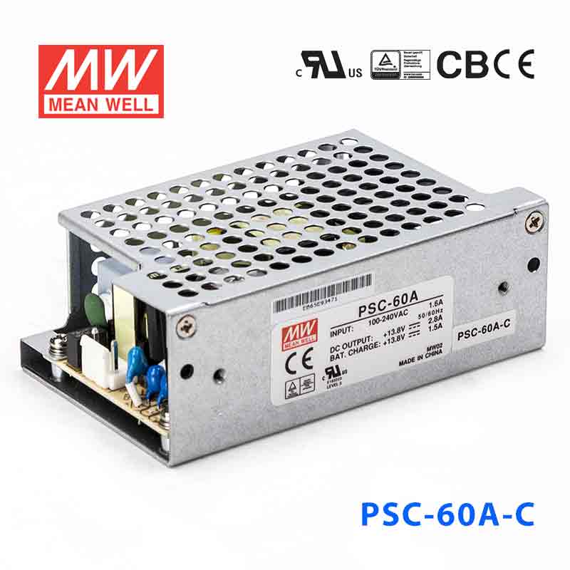 PSC-60A-C MEAN WELL Power Supply | HTD Electronics