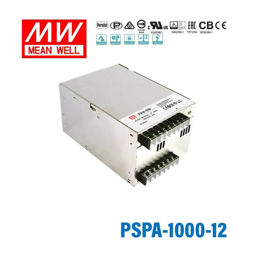 PSPA-1000-12 MEAN WELL Power Supply | HTD Electronics