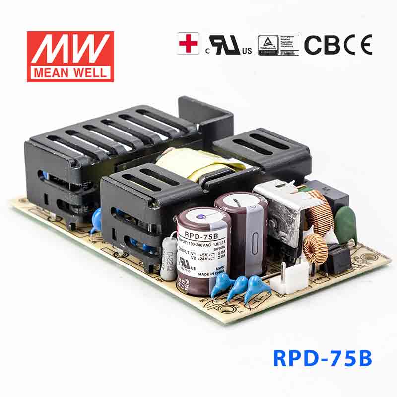 RPD-75B MEAN WELL Power Supply | HTD Electronics