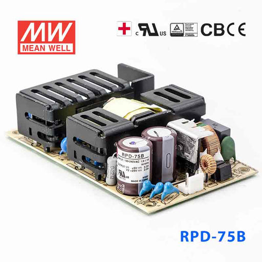RPD-75B MEAN WELL Power Supply | HTD Electronics