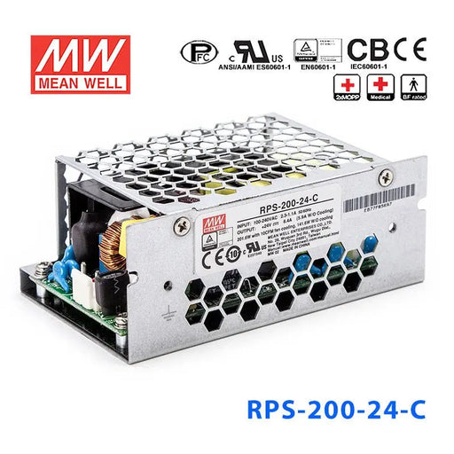 RPS-200-24-C MEAN WELL Power Supply | HTD Electronics
