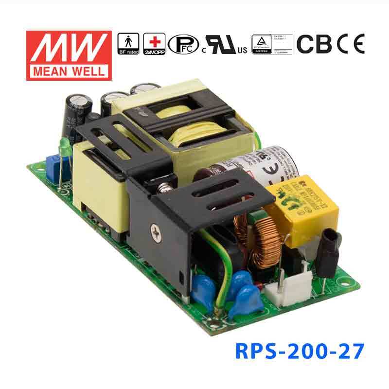 RPS-200-27 MEAN WELL Power Supply | HTD Electronics
