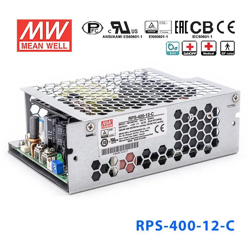 RPS-400-12-C MEAN WELL Power Supply | HTD Electronics