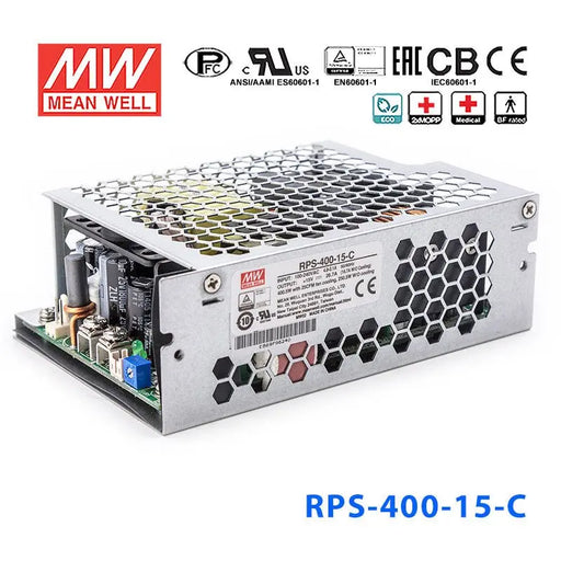 RPS-400-15-C MEAN WELL Power Supply | HTD Electronics