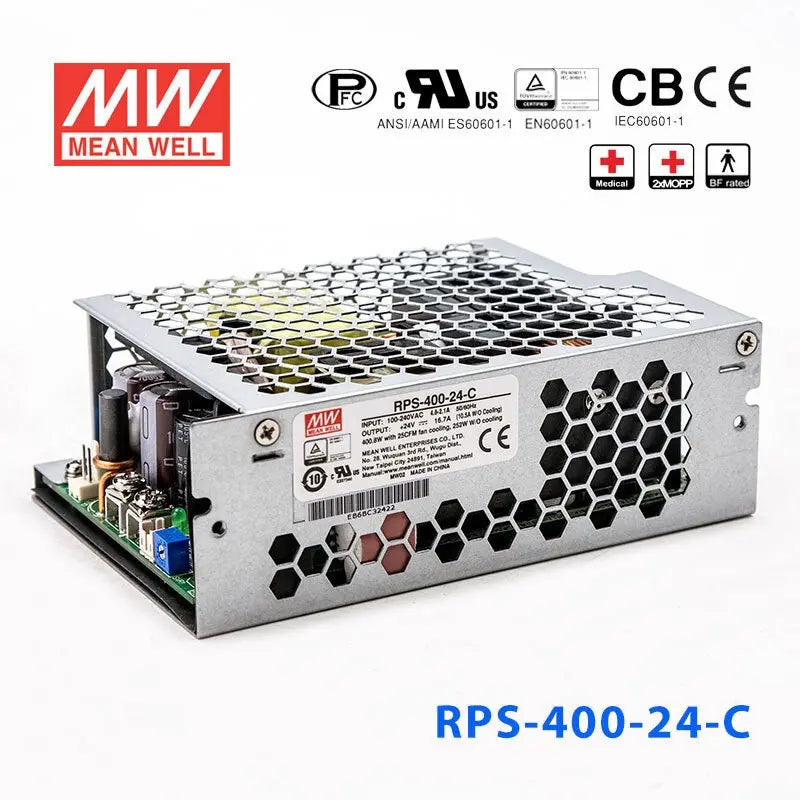 RPS-400-24-C MEAN WELL Power Supply | HTD Electronics