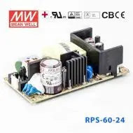 RPS-60-24 MEAN WELL Power Supply | HTD Electronics