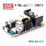 RPS-60-3.3 MEAN WELL Power Supply | HTD Electronics