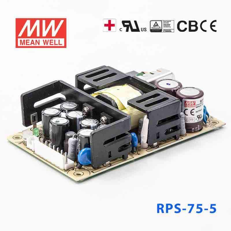 RPS-75-5 MEAN WELL Power Supply | HTD Electronics