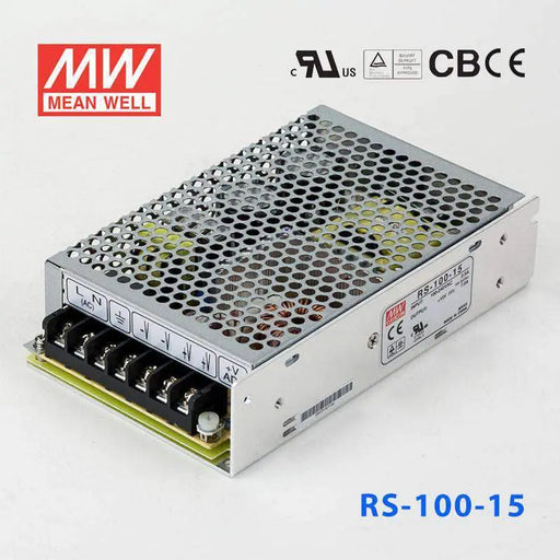 RS-100-15 MEAN WELL Power Supply | HTD Electronics
