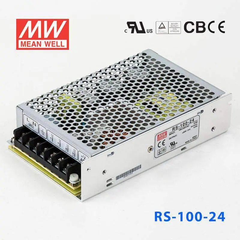 RS-100-24 MEAN WELL Power Supply | HTD Electronics