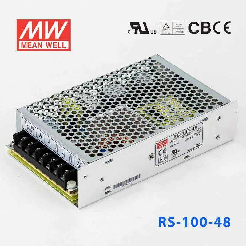 RS-100-48 MEAN WELL Power Supply | HTD Electronics