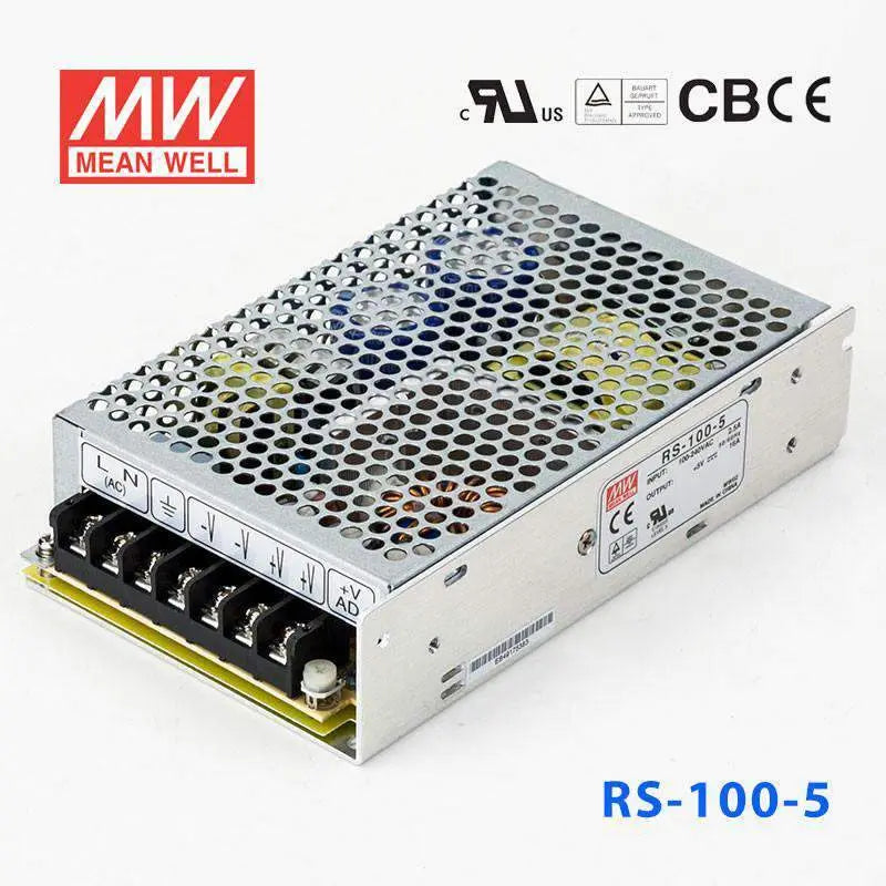 RS-100-5 MEAN WELL Power Supply | HTD Electronics