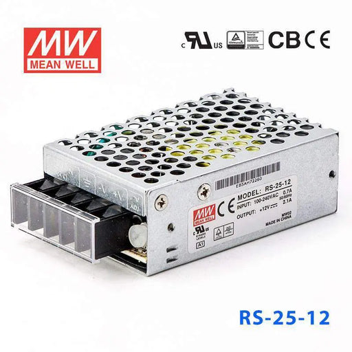 RS-25-12 MEAN WELL Power Supply | HTD Electronics