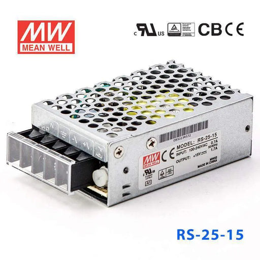 RS-25-15 MEAN WELL Power Supply | HTD Electronics