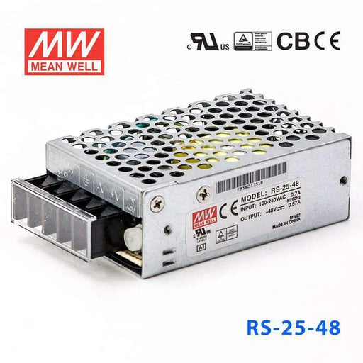 RS-25-48 MEAN WELL Power Supply | HTD Electronics