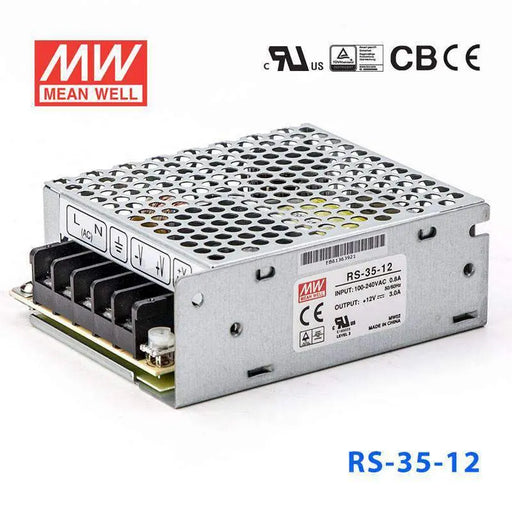 RS-35-12 MEAN WELL Power Supply | HTD Electronics