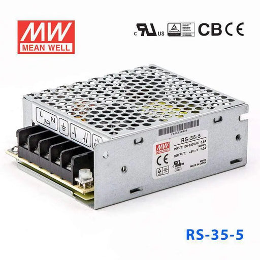 RS-35-5 MEAN WELL Power Supply | HTD Electronics