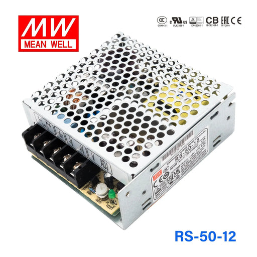 RS-50-12 MEAN WELL Power Supply | HTD Electronics
