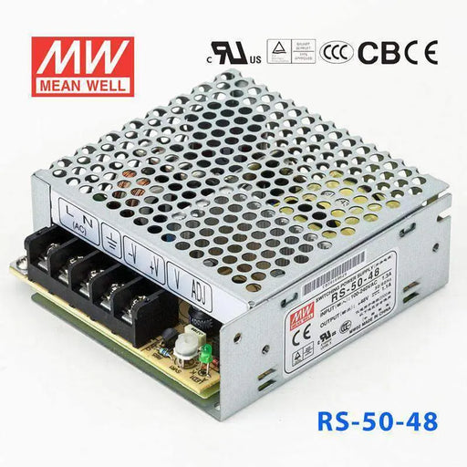 RS-50-48 MEAN WELL Power Supply | HTD Electronics