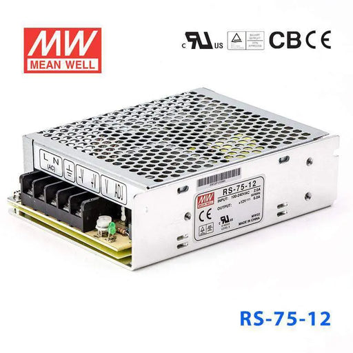 RS-75-12 MEAN WELL Power Supply | HTD Electronics