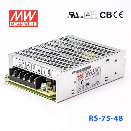 RS-75-48 MEAN WELL Power Supply | HTD Electronics