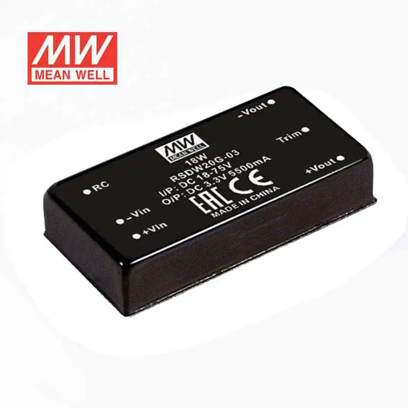 RSDW20F-03 MEAN WELL Power Supply | HTD Electronics