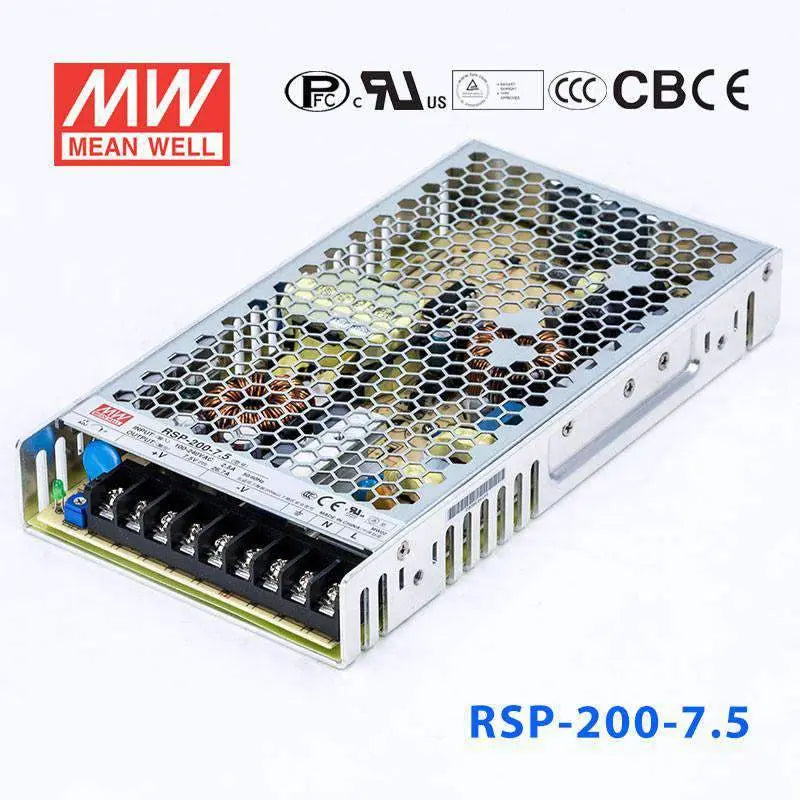 RSP-200-7.5 MEAN WELL Power Supply | HTD Electronics