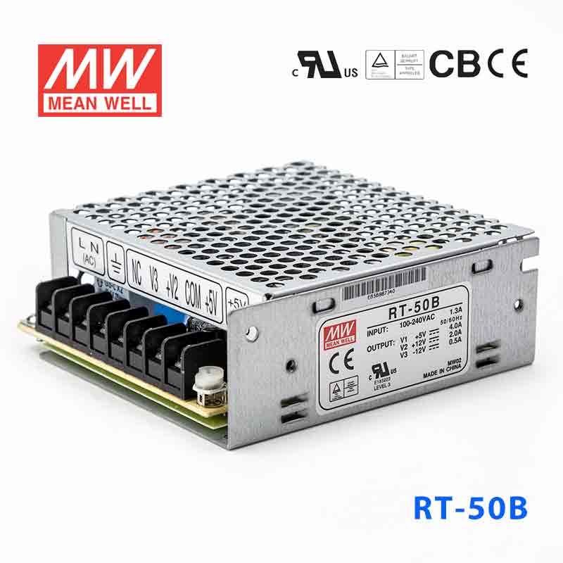 RT-50B MEAN WELL Power Supply | HTD Electronics