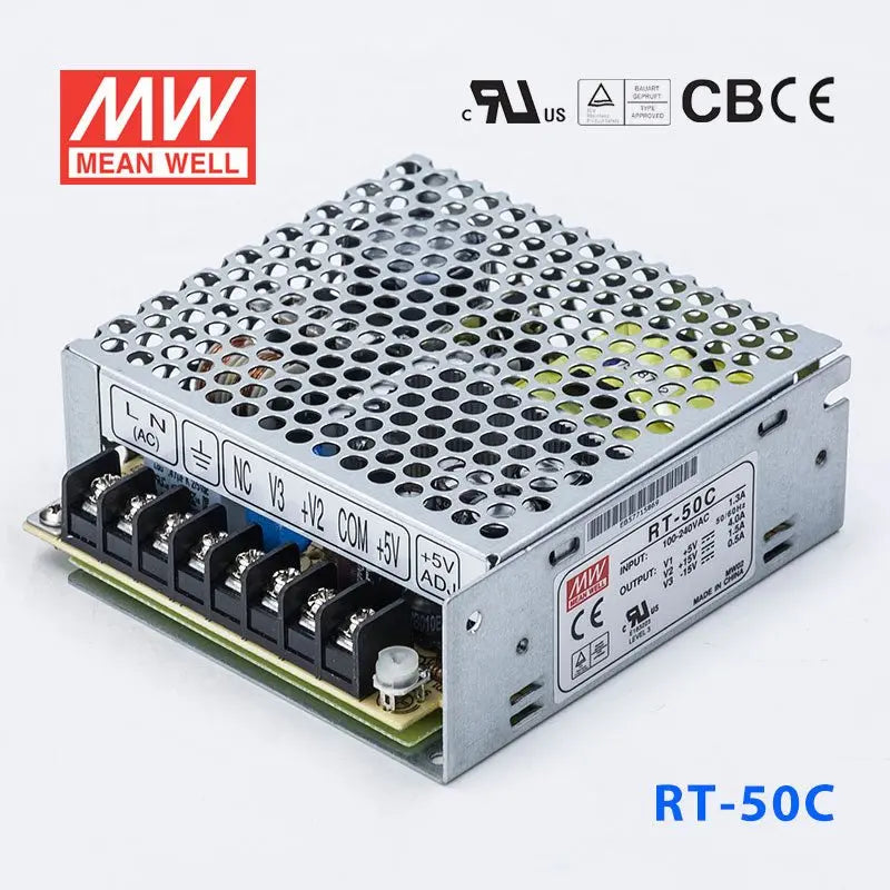 RT-50C MEAN WELL Power Supply | HTD Electronics