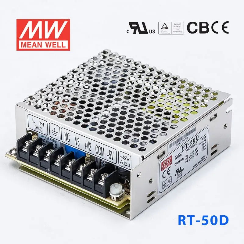 RT-50D MEAN WELL Power Supply | HTD Electronics