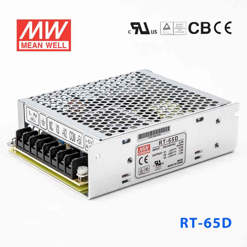 RT-65D MEAN WELL Power Supply | HTD Electronics