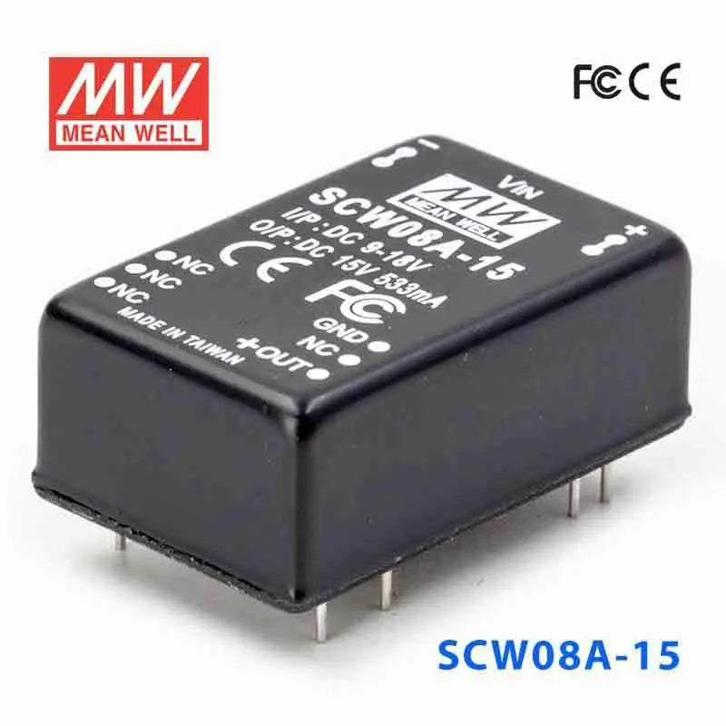 SCW08A-15 MEAN WELL Power Supply | HTD Electronics