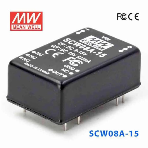 SCW08A-15 MEAN WELL Power Supply | HTD Electronics