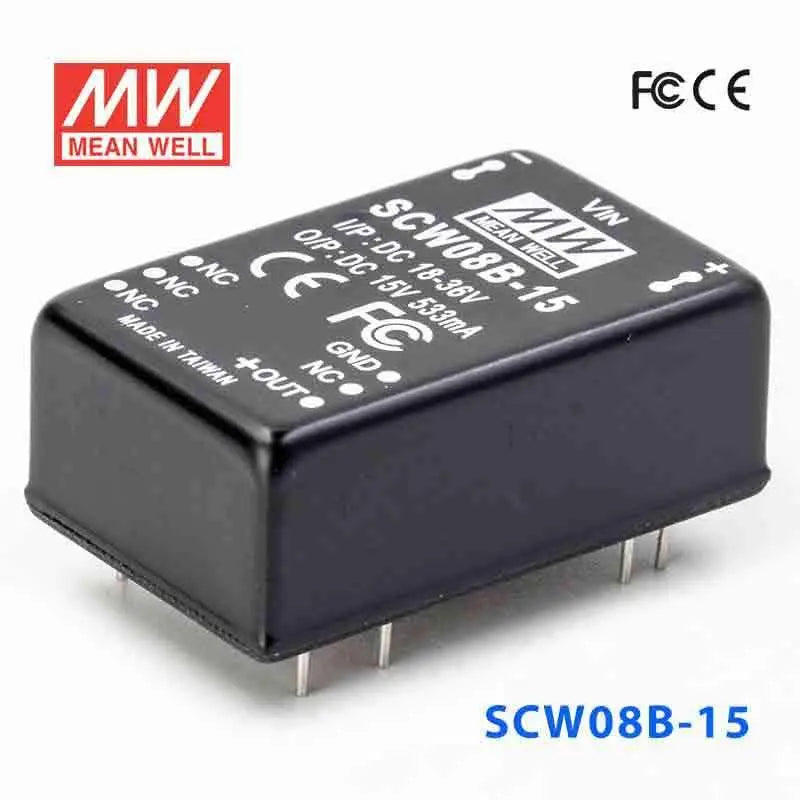 SCW08B-15 MEAN WELL Power Supply | HTD Electronics