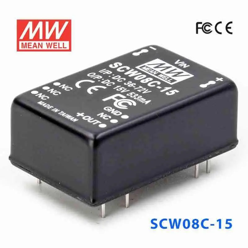 SCW08C-15 MEAN WELL Power Supply | HTD Electronics