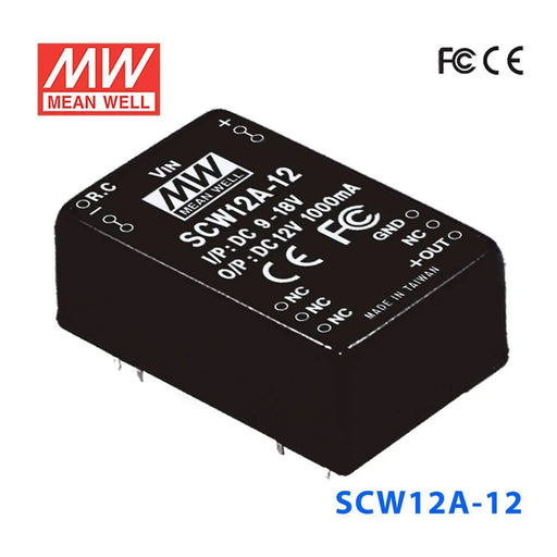 SCW12A-12 MEAN WELL Power Supply | HTD Electronics