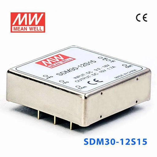 SDM30-12S15 MEAN WELL Power Supply | HTD Electronics