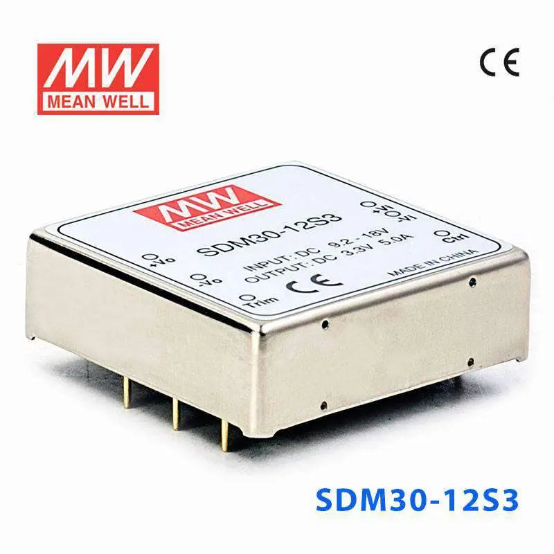 SDM30-12S3 MEAN WELL Power Supply | HTD Electronics