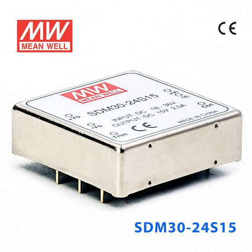 SDM30-24S15 MEAN WELL Power Supply | HTD Electronics