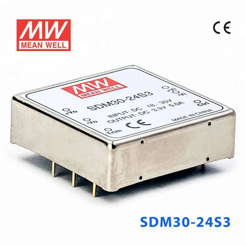 SDM30-24S3 MEAN WELL Power Supply | HTD Electronics