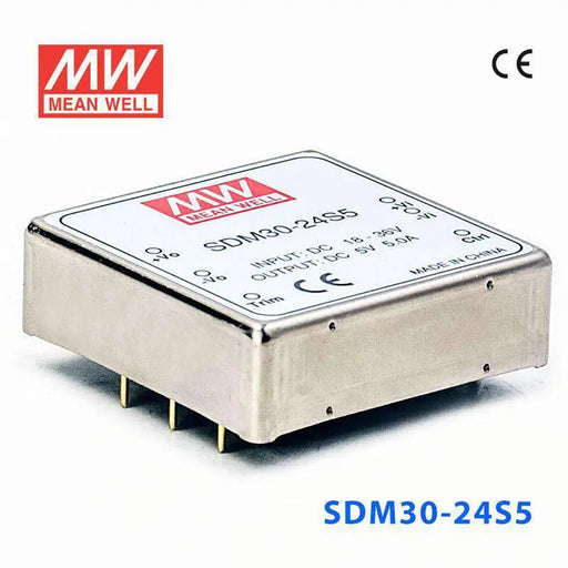 SDM30-24S5 MEAN WELL Power Supply | HTD Electronics