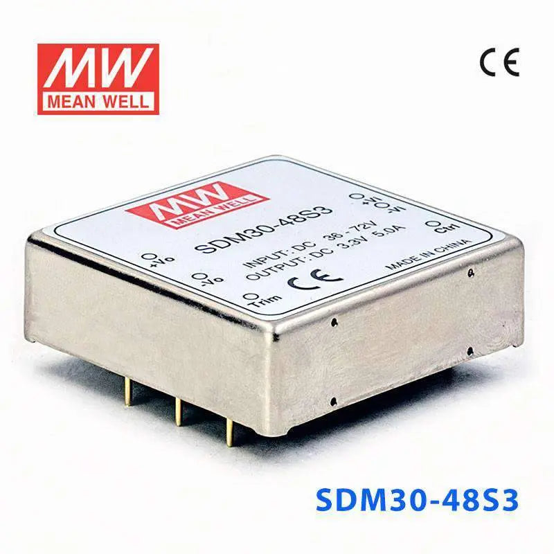 SDM30-48S3 MEAN WELL Power Supply | HTD Electronics