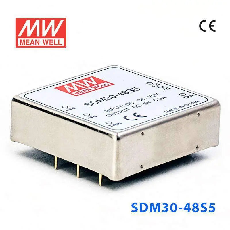 SDM30-48S5 MEAN WELL Power Supply | HTD Electronics