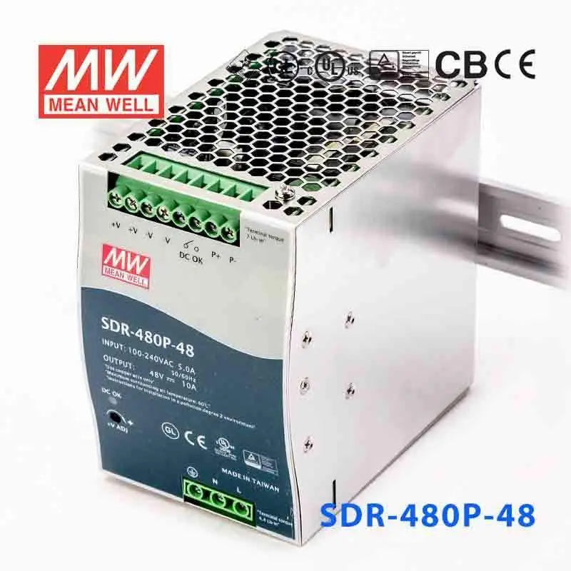 SDR-480P-48 MEAN WELL Power Supply | HTD Electronics